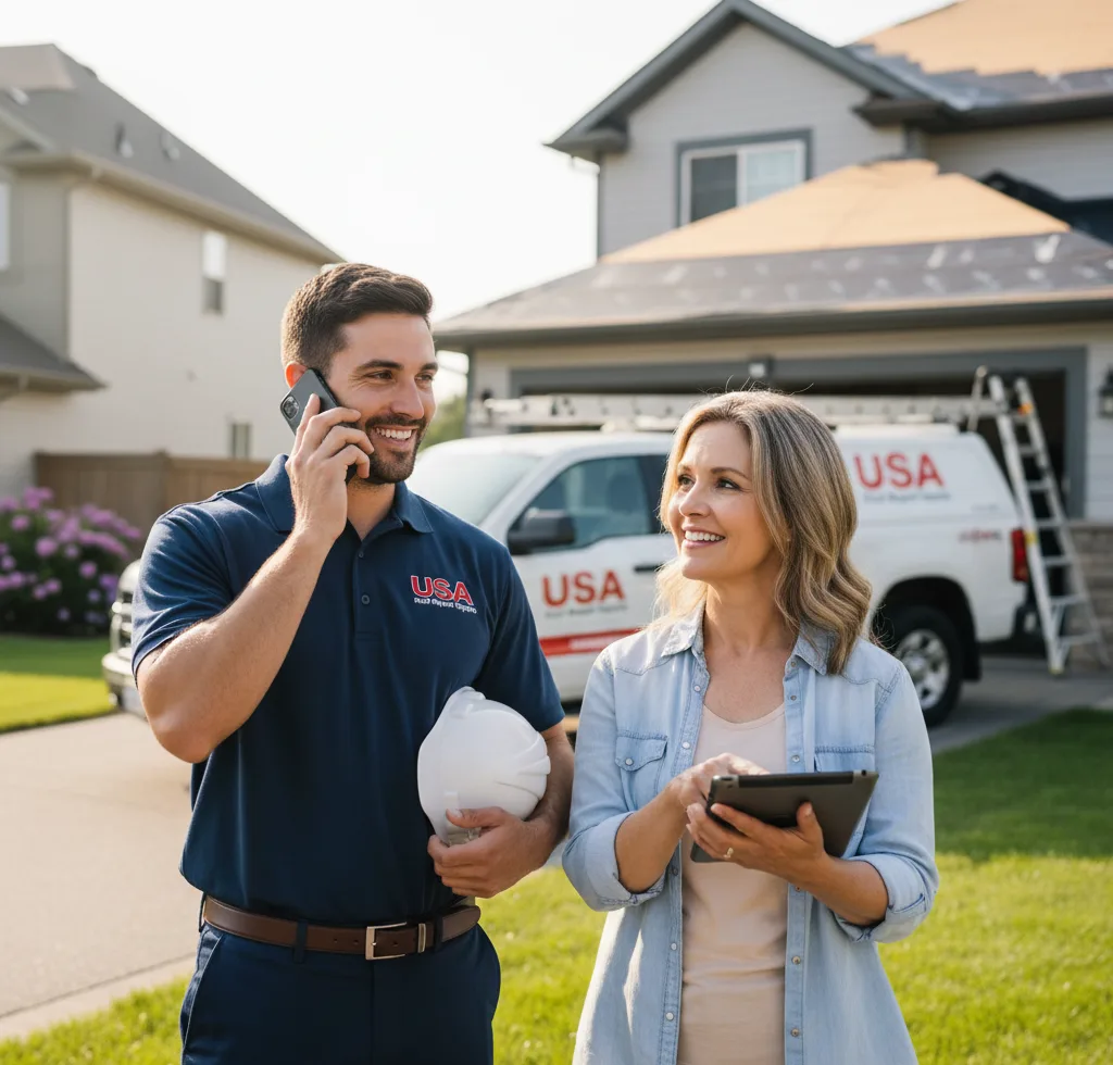 USA Roof Repair Experts customer support in Galloway